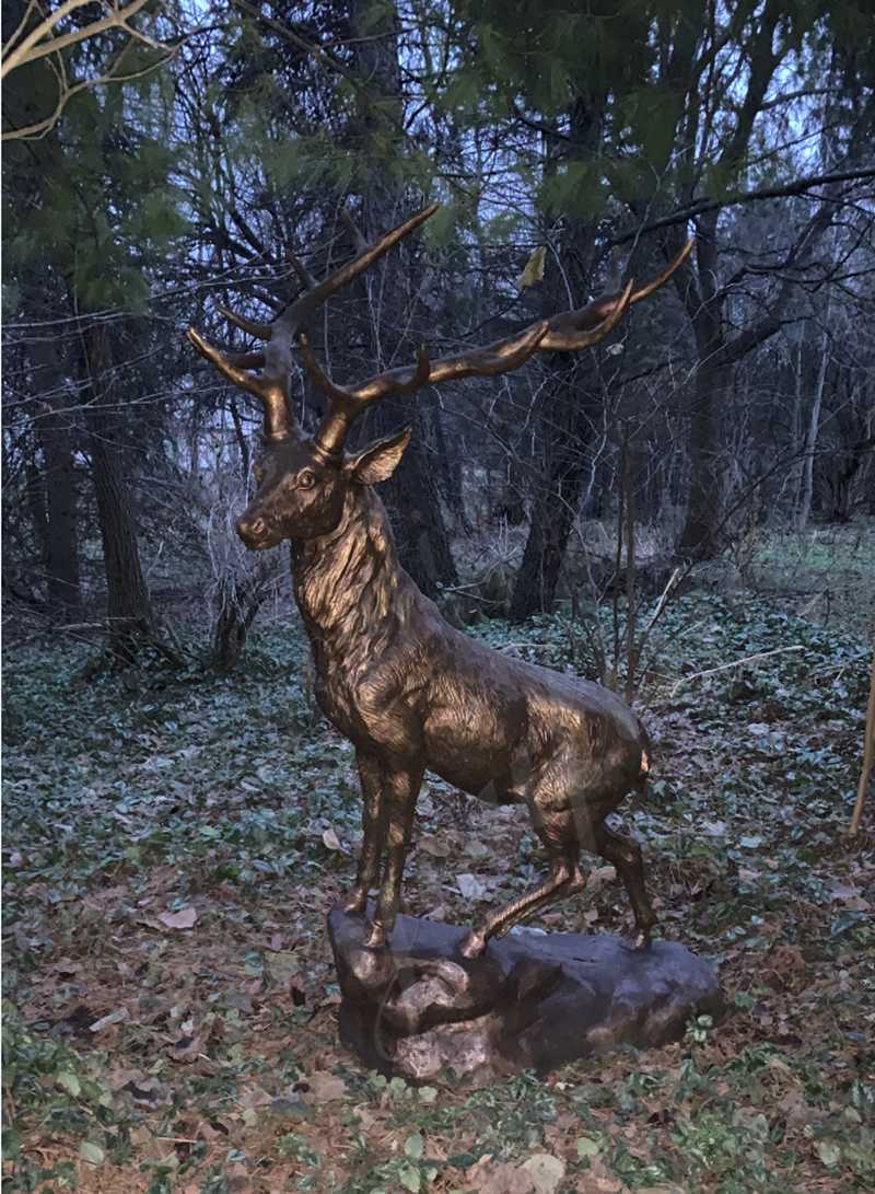 Feedback of Bronze Deer Sculpture from American Customer