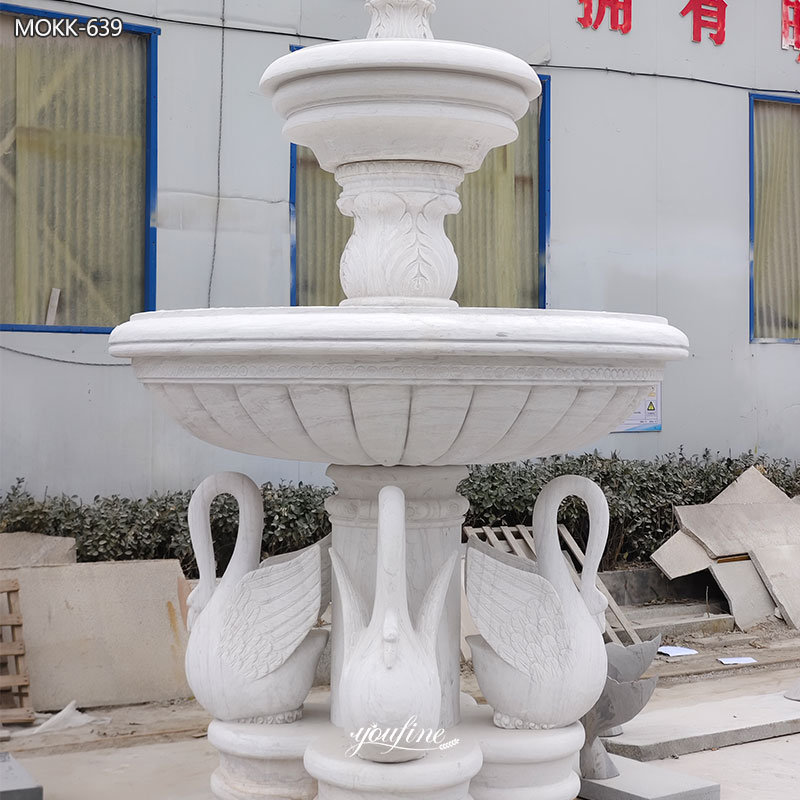 2 tier bird bath fountain detail