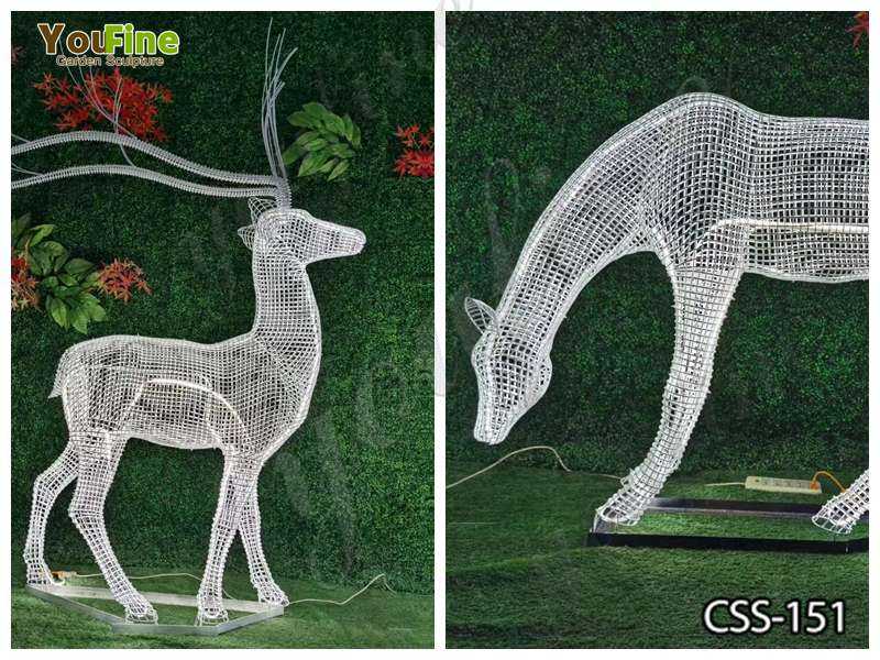 Beautiful Deer Sculpture Made for Sale