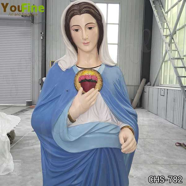 Blessed Mother Mary Prayer Marble Statue for sale