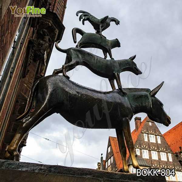 Bronze Bremen Town Musicians Statue