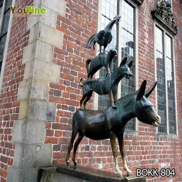 Bronze Bremen Town Musicians Statue for Sale