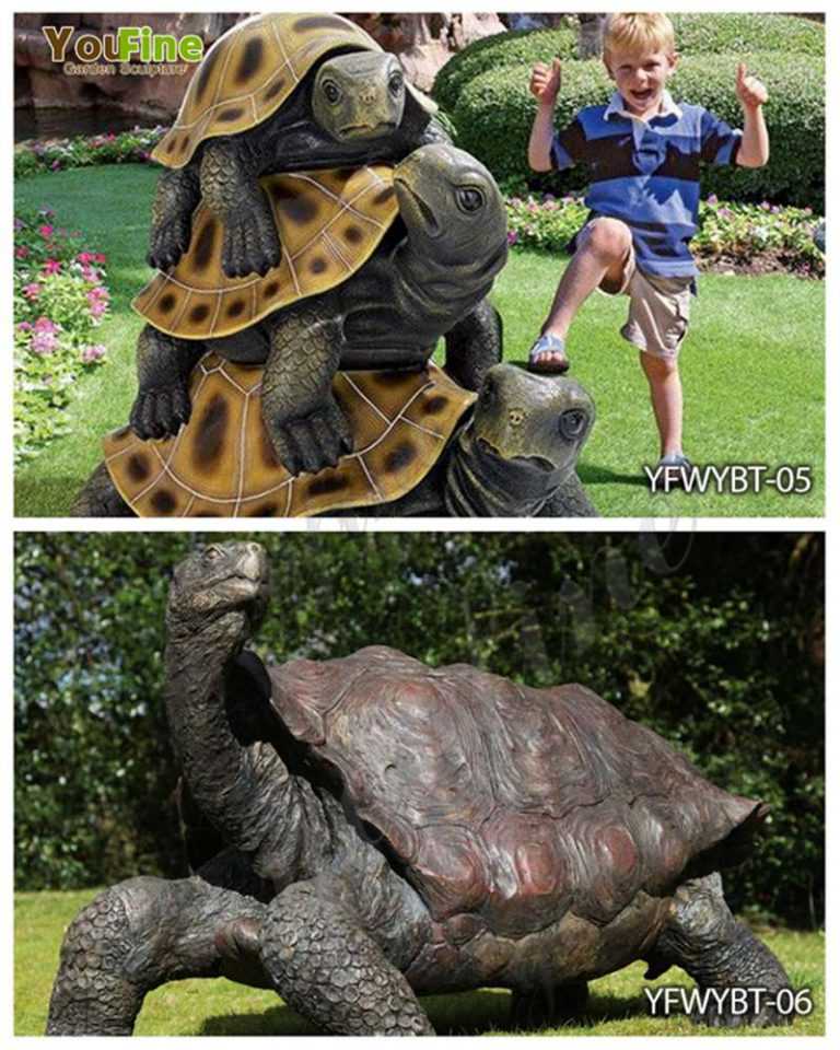 outdoor tortoise statue