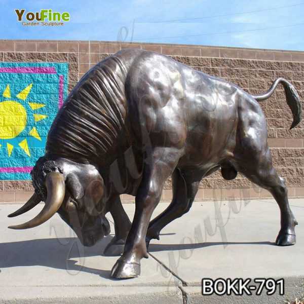 Bronze Life Size Bull Statue for Garden Supplier