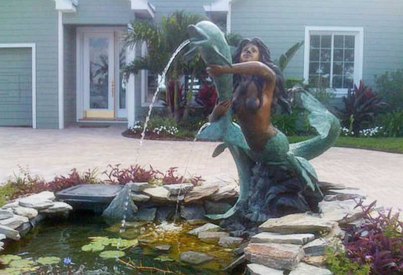 Bronze Mermaid Fountains