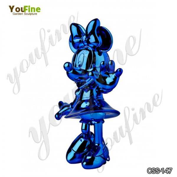 Cartoon Character Minnie Mouse Metal Sculpture