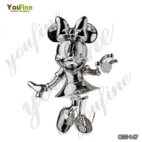 Cartoon Character Minnie Mouse Metal Sculpture for Sale