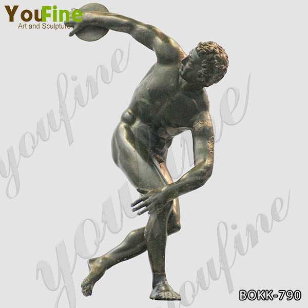 Famous Discobolus Bronze Art Statue