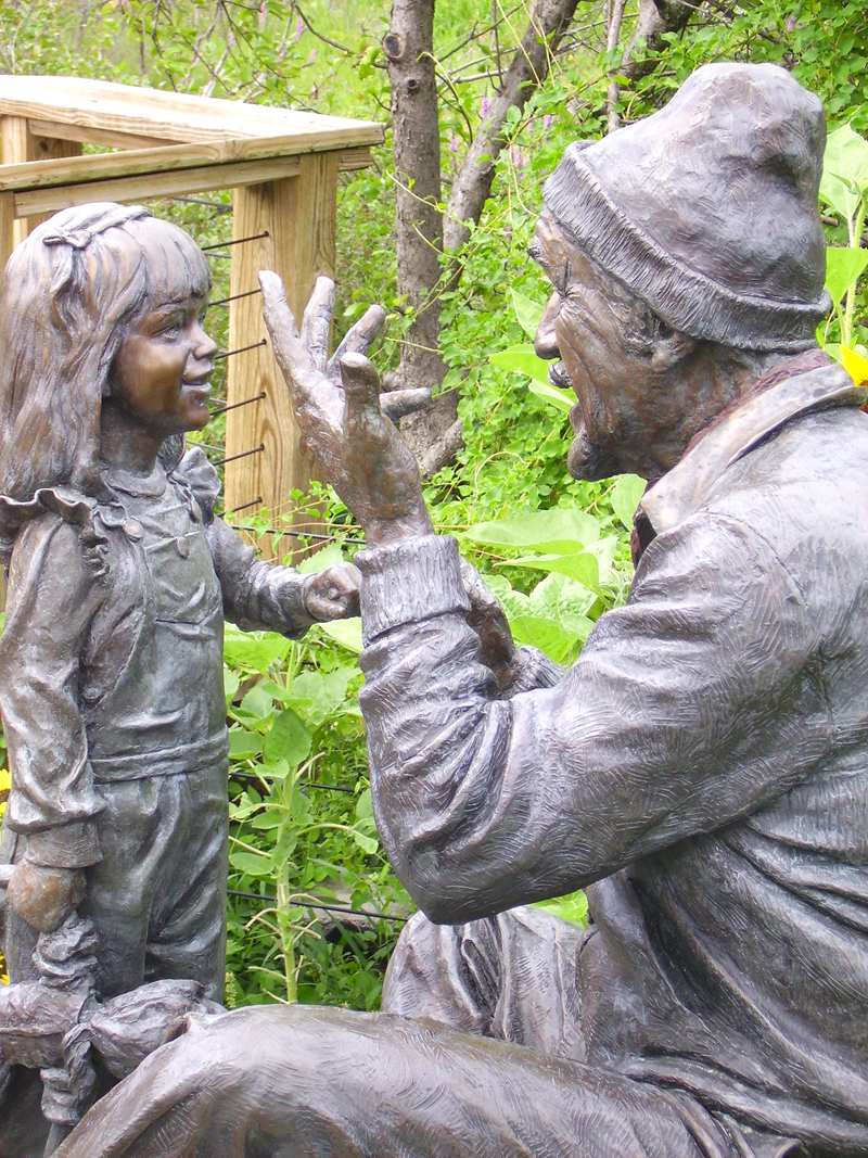 Grandpa, the Storyteller lifesize statue