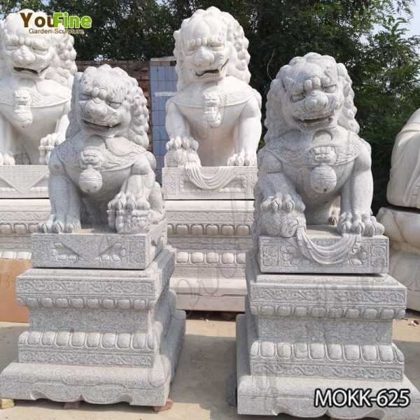 High Quality Outdoor Stone Foo Dog Statues