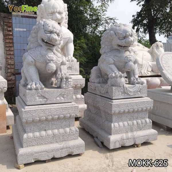 High Quality Outdoor Stone Foo Dog Statues Sale