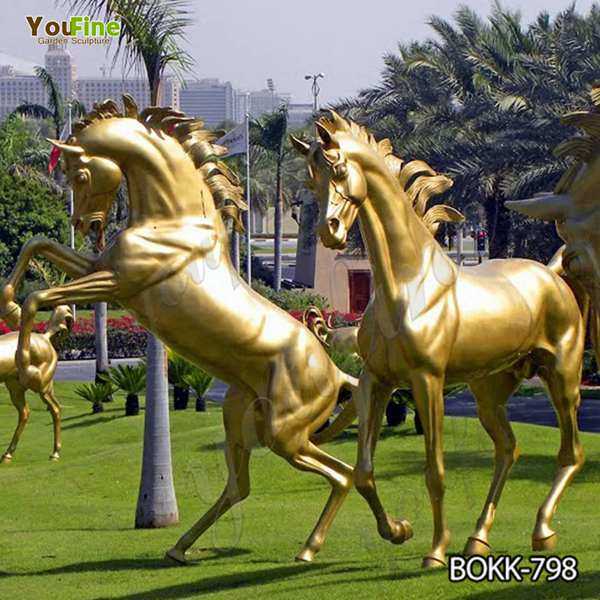 Hot Sale Outdoor Bronze Horse Statue for Garden