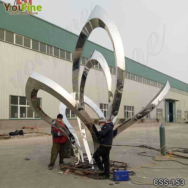 Large Outdoor Abstract Metal Sculptures