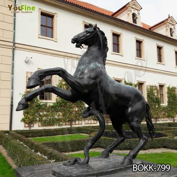 Life Size Bronze Jumping Horse Statue for Sale