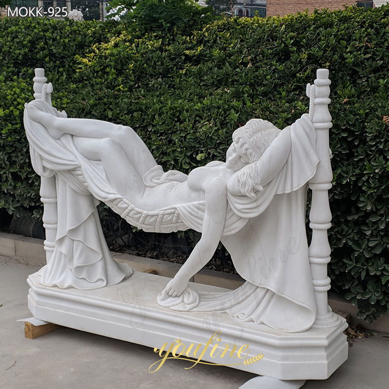 Marble Sleeping Beauty Sculpture Classic