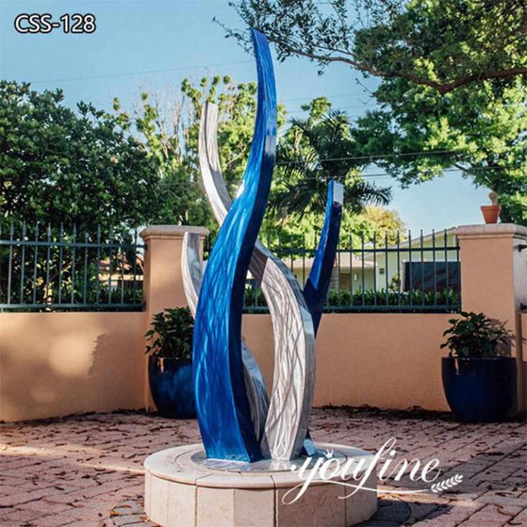 Outdoor Metal Tree Sculpture Free Standing Supplier CSS140You Fine