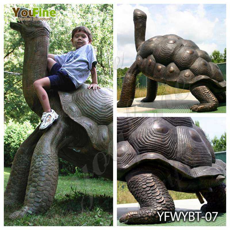 outdoor tortoise statue