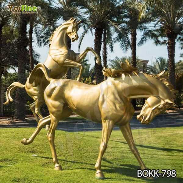 Outdoor Bronze Horse Statue