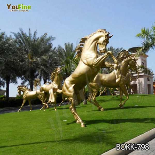 Outdoor Bronze Horse Statue for Garden