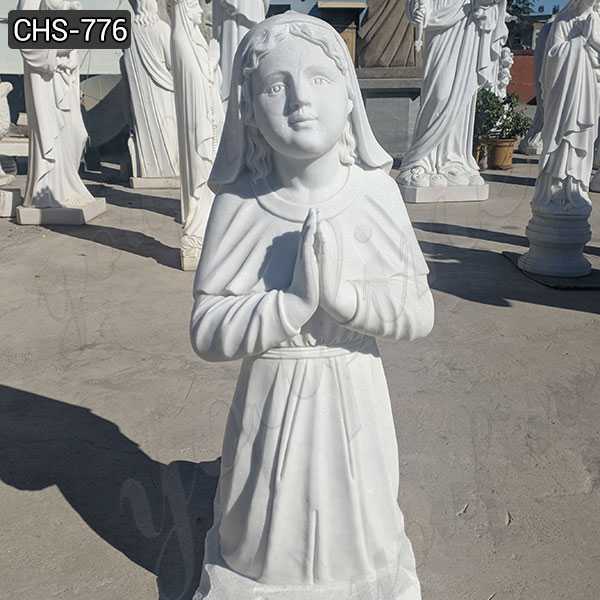 Religious Saint. Bernadette Marble Statue