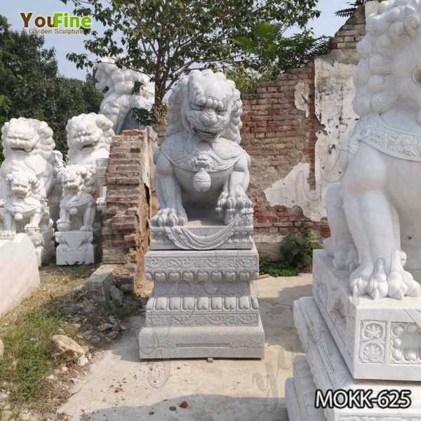 Stone Foo Dog Statues