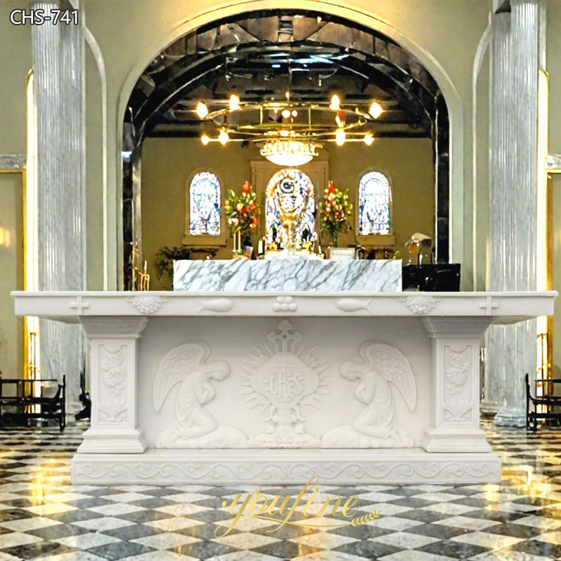 White Marble Altars for Church Religious Usage for Sale