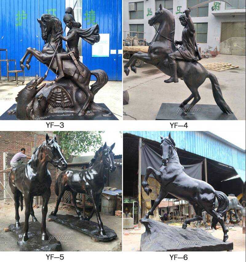 antique-bronze-life-size-horse-statues-for-sale