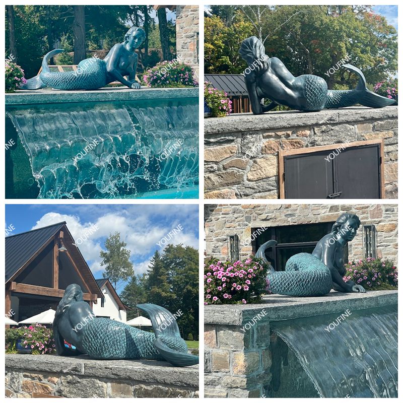 feedback of high quality Mermaid Statue 