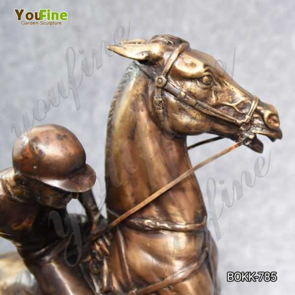 bronze polo statues