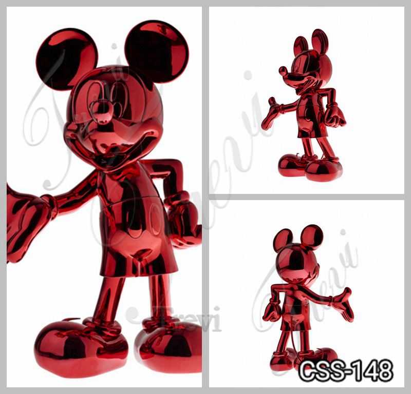 Custom Made Stainless Steel Mickey Mouse Sculpture For Sale Css 148 You