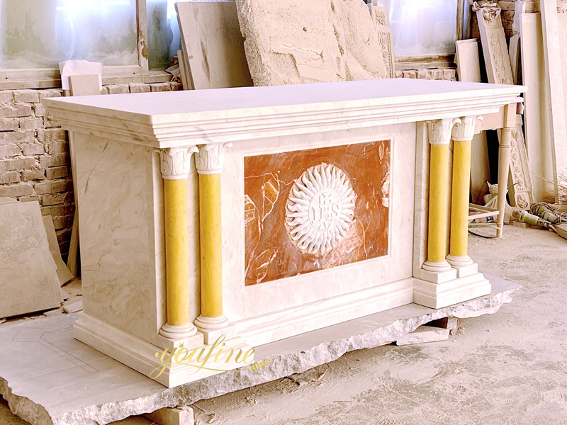 custom marble chapel altar