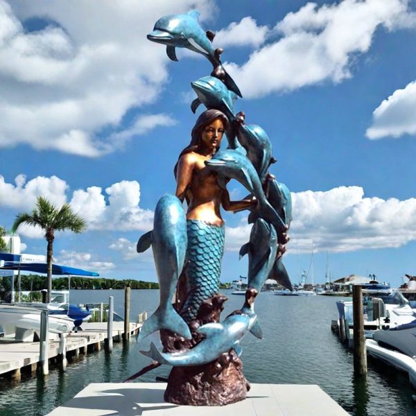 dolphins and mermaids