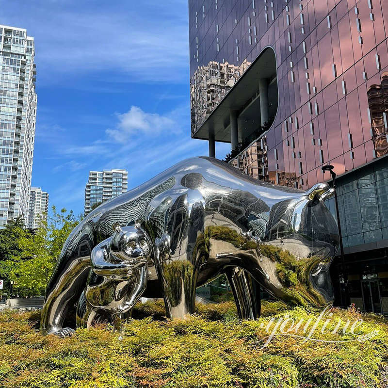 outdoor panda sculpture