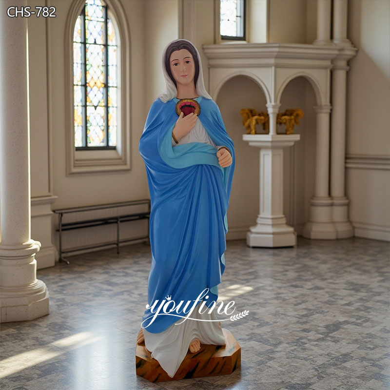 life size virgin mary statue