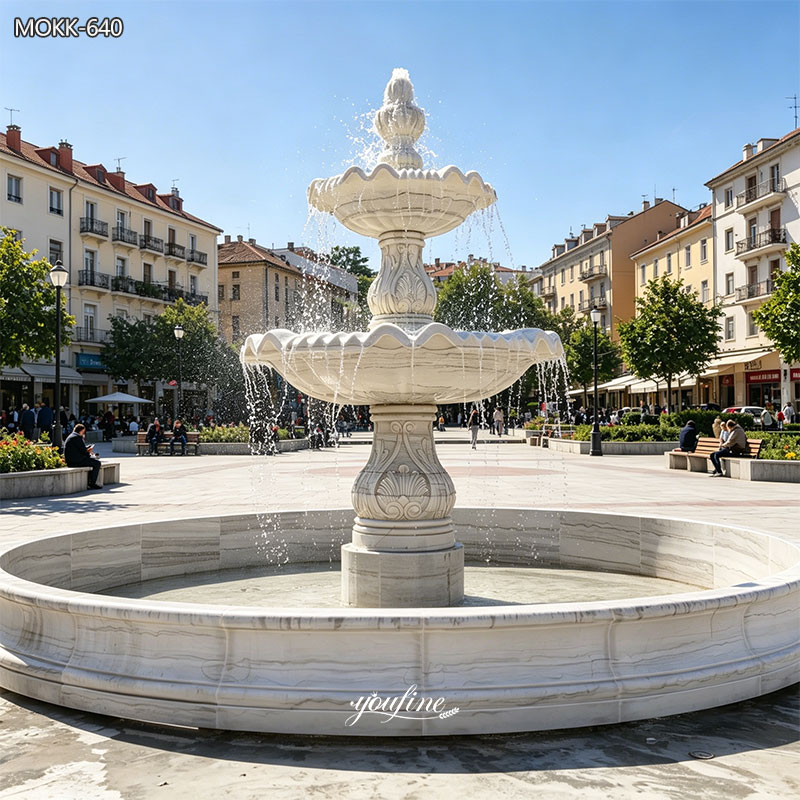 2 Tier Outdoor Water Fountain​ MOKK-640