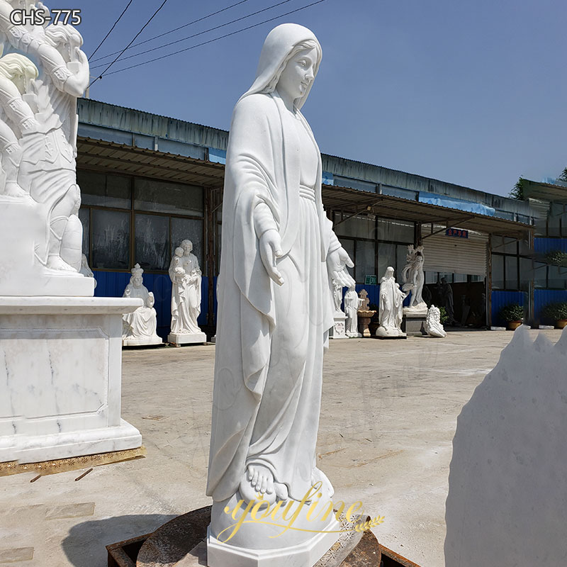 marble statue of the Virgin Mary