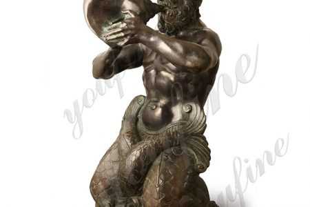 Classic Greek Life Size Triton Bronze Statue Replica for Sale BOKK-811