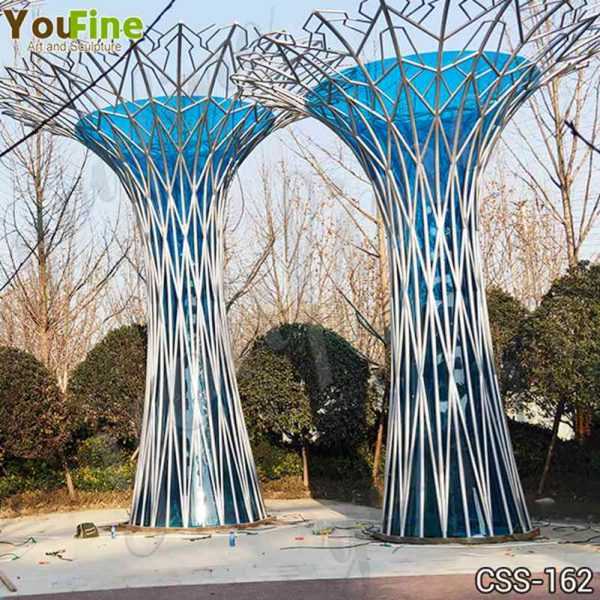 Contemporary Urban Art Abstract Stainless Steel Sculpture Supplier