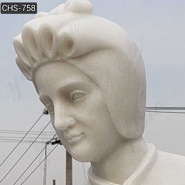 Custom Made Life Size St. Josephine Bakhita Marble Statue