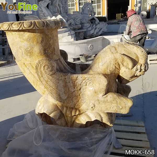 European Planter Pot with Sheep Statue Suppliers