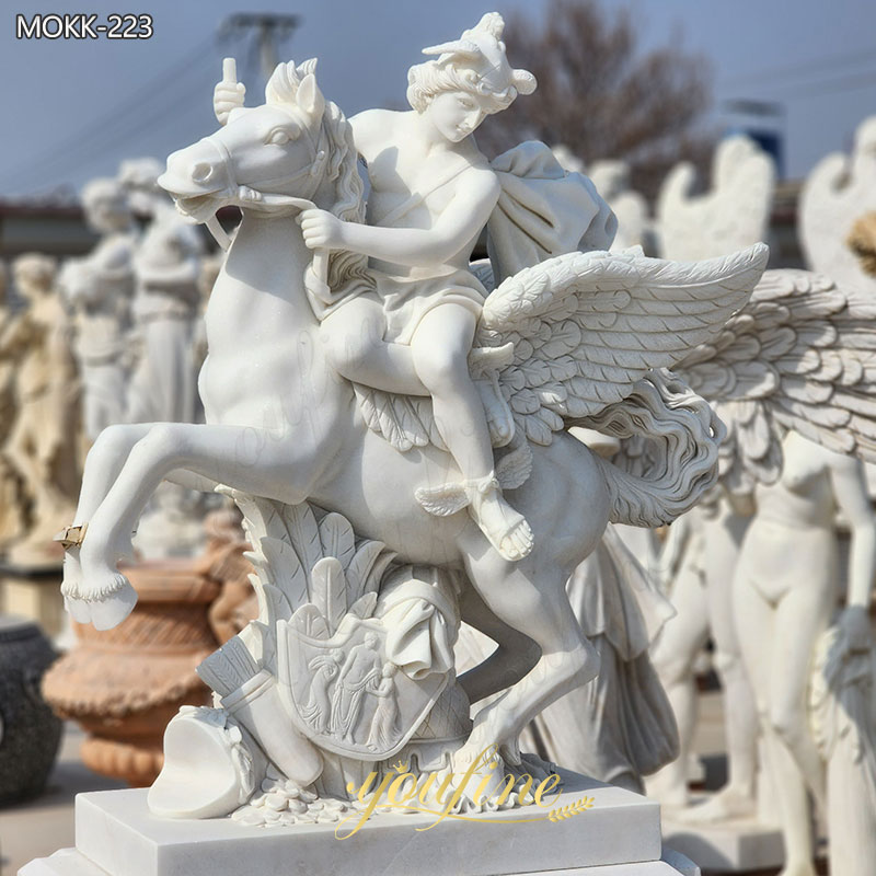 Famous Marble Mercury riding Pegasus