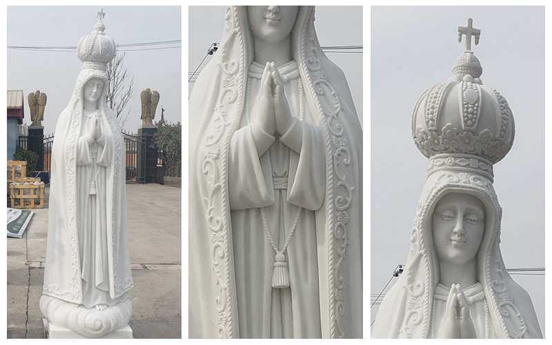 Fatima marble statue