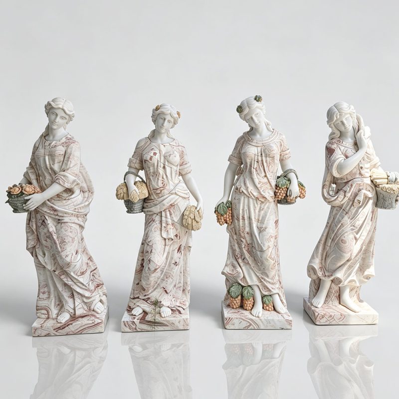 Four Seasons Statues Set – Hellenistic Goddess Sculptures