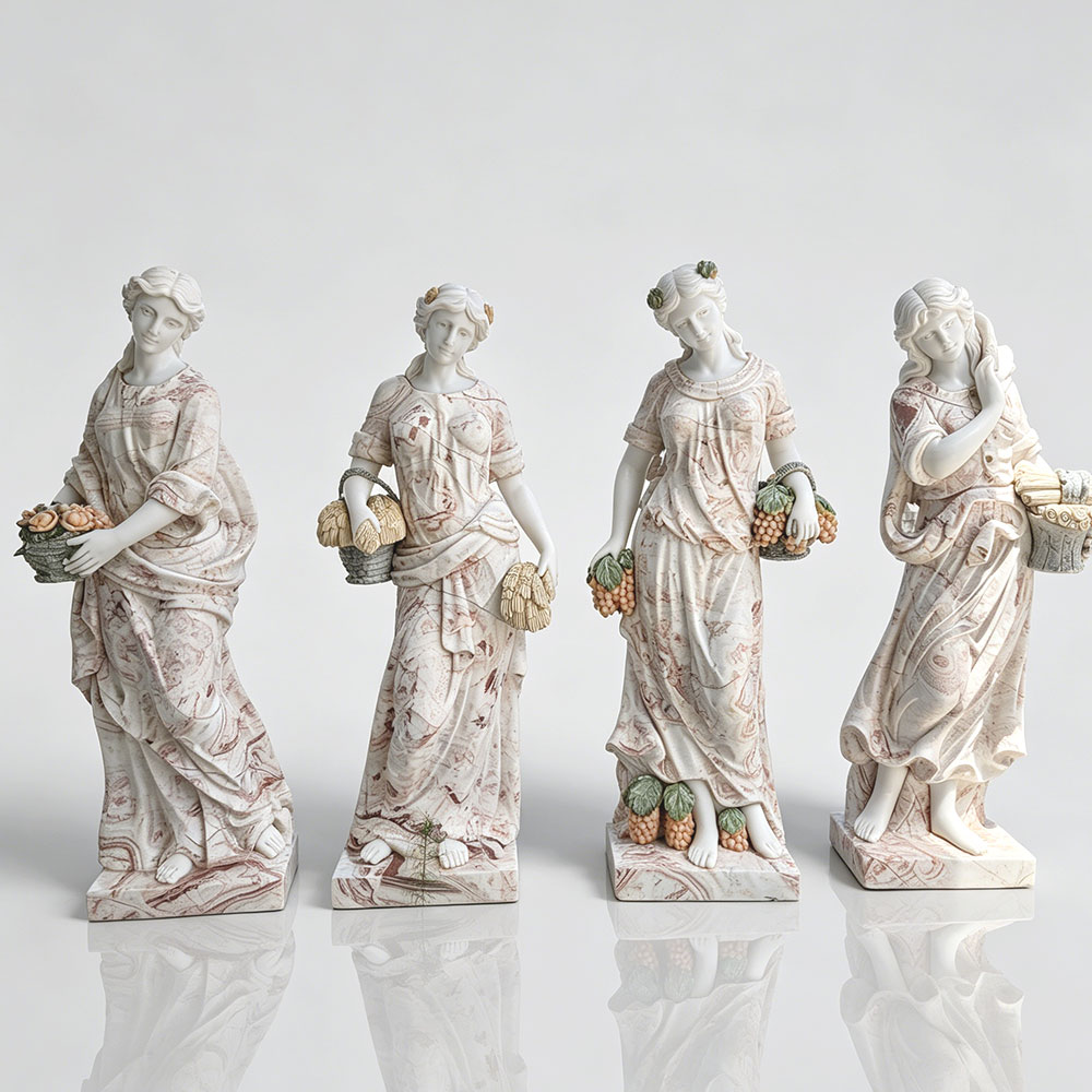 Four Seasons Statues Set – Hellenistic Goddess Sculptures