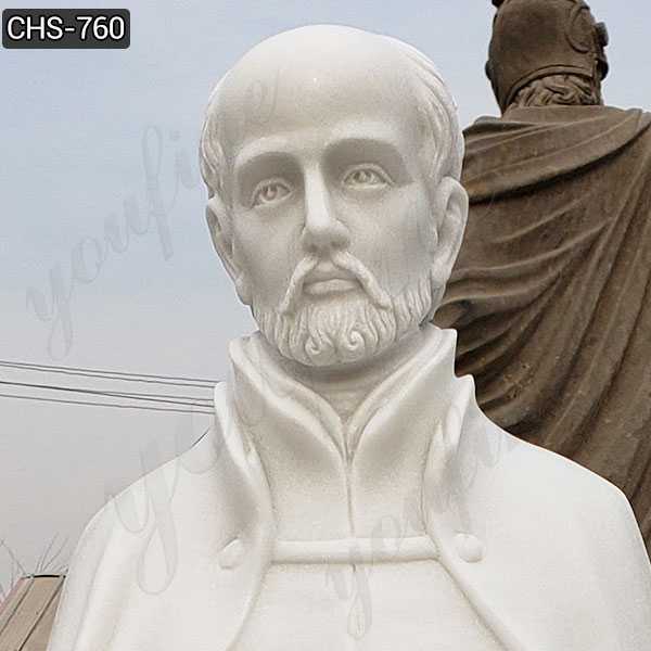 Full Size Marble St. Ignatius of Loyola Statue Supplier