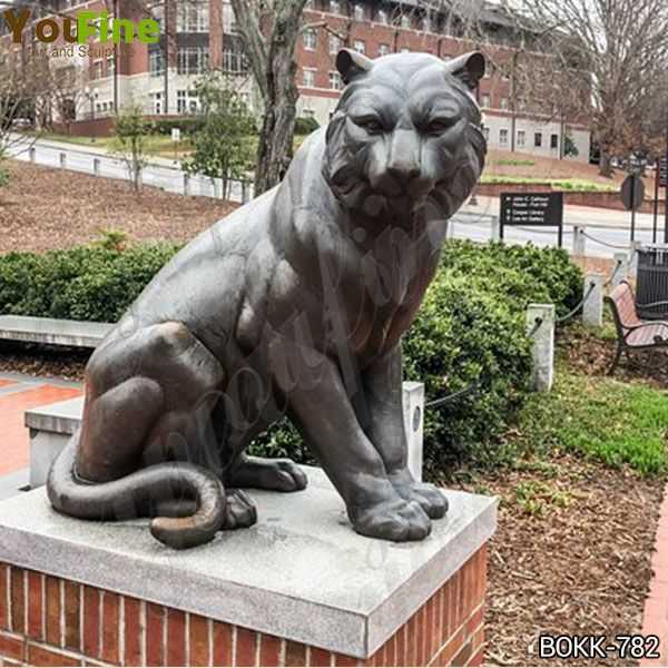 Full Size Metal Bronze Tiger Statue Manufacturer