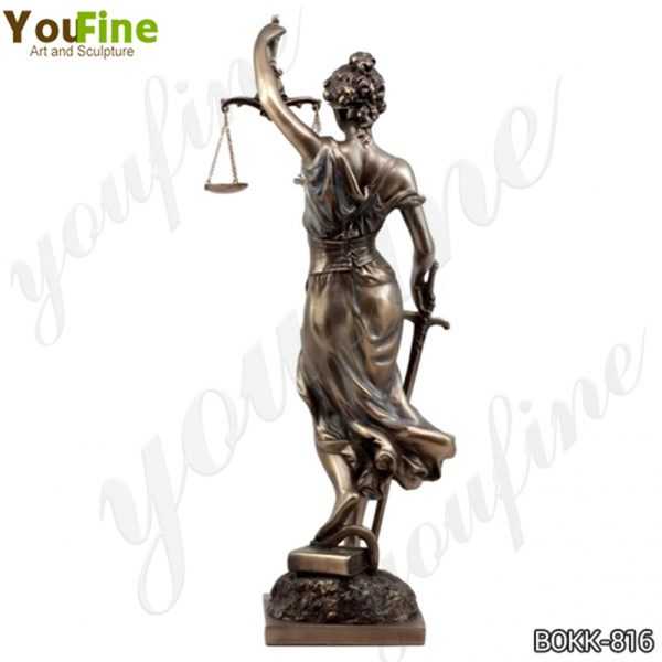 Greek the Goddess of Justice Themis Bronze Sculpture