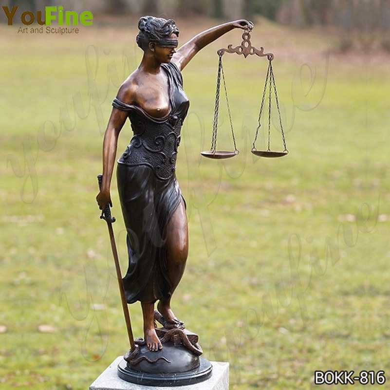 Greek the Goddess of Justice Themis Bronze Sculpture for Sale BOKK-816