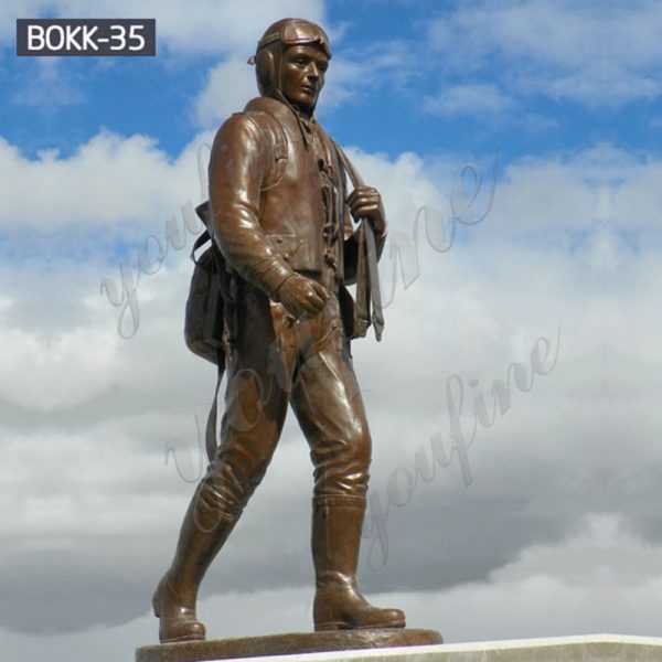 Hand Made Monument Bronze Soldier Sculpture Outdoor for Sale