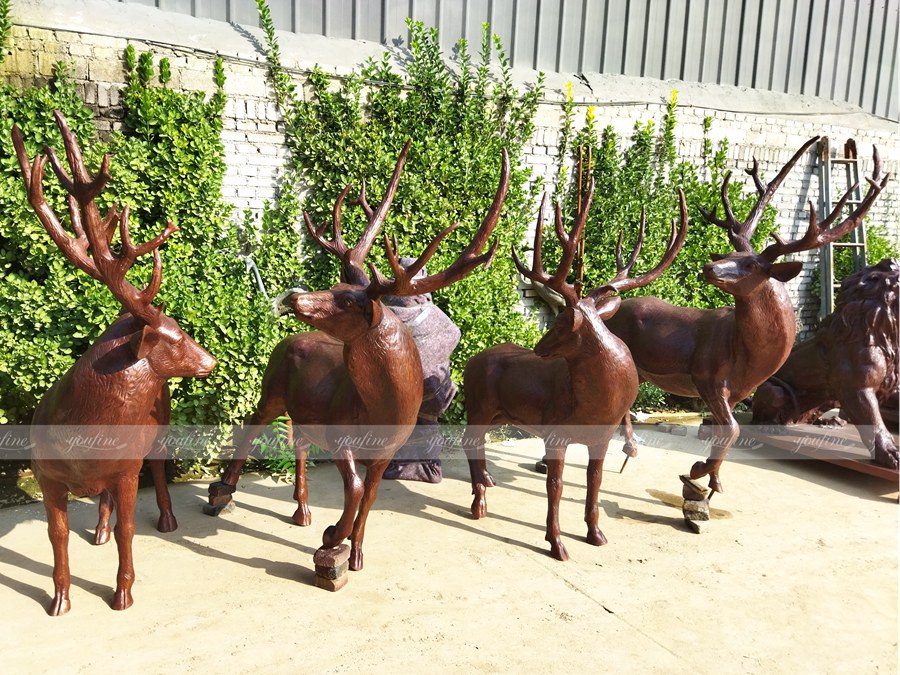 Large Reindeer factory art